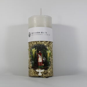 Kit Porta Vela Santo Expedito Mini Santuário #PV_DP029