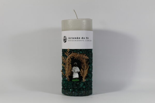 Kit Porta Vela Preto Velho (Feminino) Mini Santuário #PV_VE023