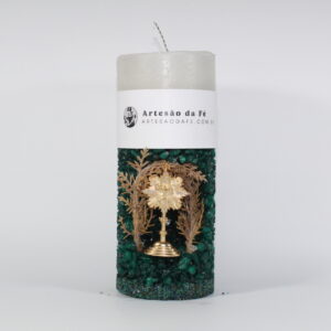 Kit Porta Vela Divino Espirito Santo Mini Santuário #PV_VE008