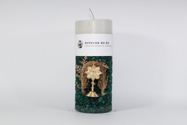 Kit Porta Vela Divino Espirito Santo Mini Santuário #PV_VE008