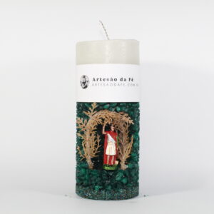 Kit Porta Vela Santo Expedito Mini Santuário #PV_VE027