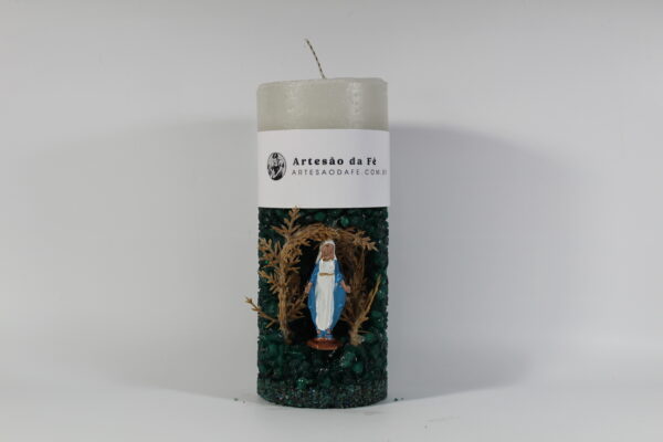 Kit Porta Vela Nossa Senhora da Graça Mini Santuário #PV_VE019