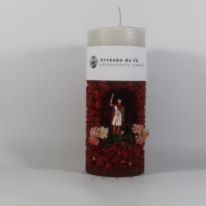 Kit Porta Vela Santo Expedito Mini Santuário #PV_VV028