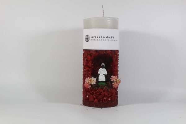 Kit Porta Vela Preto Velho (Feminino) Mini Santuário #PV_VV024