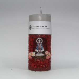 Kit Porta Vela Nossa Senhora de Aparecida Mini Santuário #PV_VV018