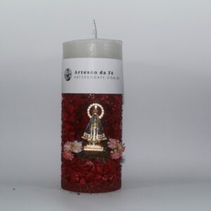 Kit Porta Vela Nossa Senhora de Aparecida Mini Santuário #PV_VV017