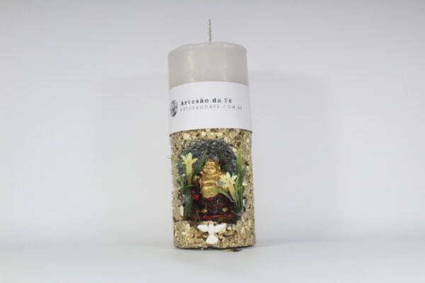 Kit Porta Vela Buda Mini Santuário #PV_DP004